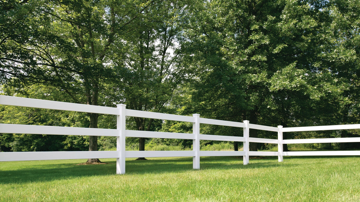 Freedom Post and Rail 7-ft H x 5-in W White Vinyl Corner Fence Post (Unassembled)