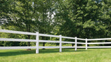 Freedom Post and Rail 7-ft H x 5-in W White Vinyl Corner Fence Post (Unassembled)