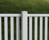 Freedom 4-in W x 4-in L White Vinyl Fence Post Cap- Fits Common Post Measurement: 4-in x 4-in