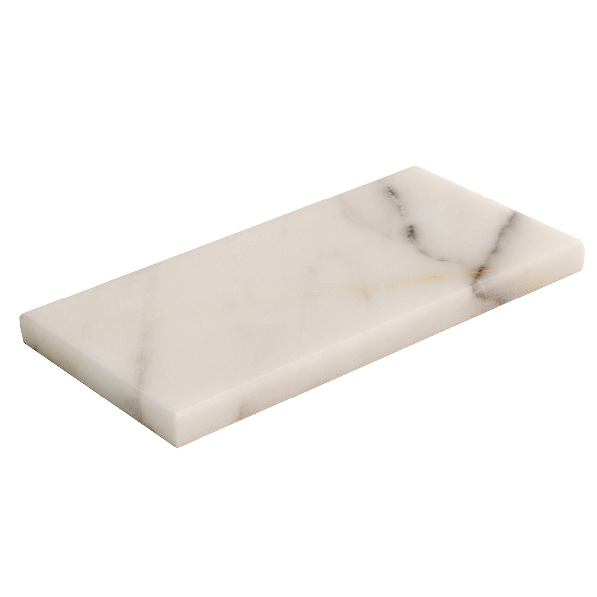 Apollo Tile Grandis White 3-in x 6-in Honed Natural Stone Marble Subway Floor and Wall Tile (5-sq. ft/ Carton)