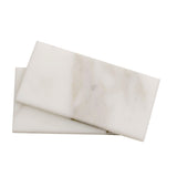 Apollo Tile (Sample) Floor and Wall Tile White 3-in x 6-in Honed Marble Subway Floor and Wall Tile