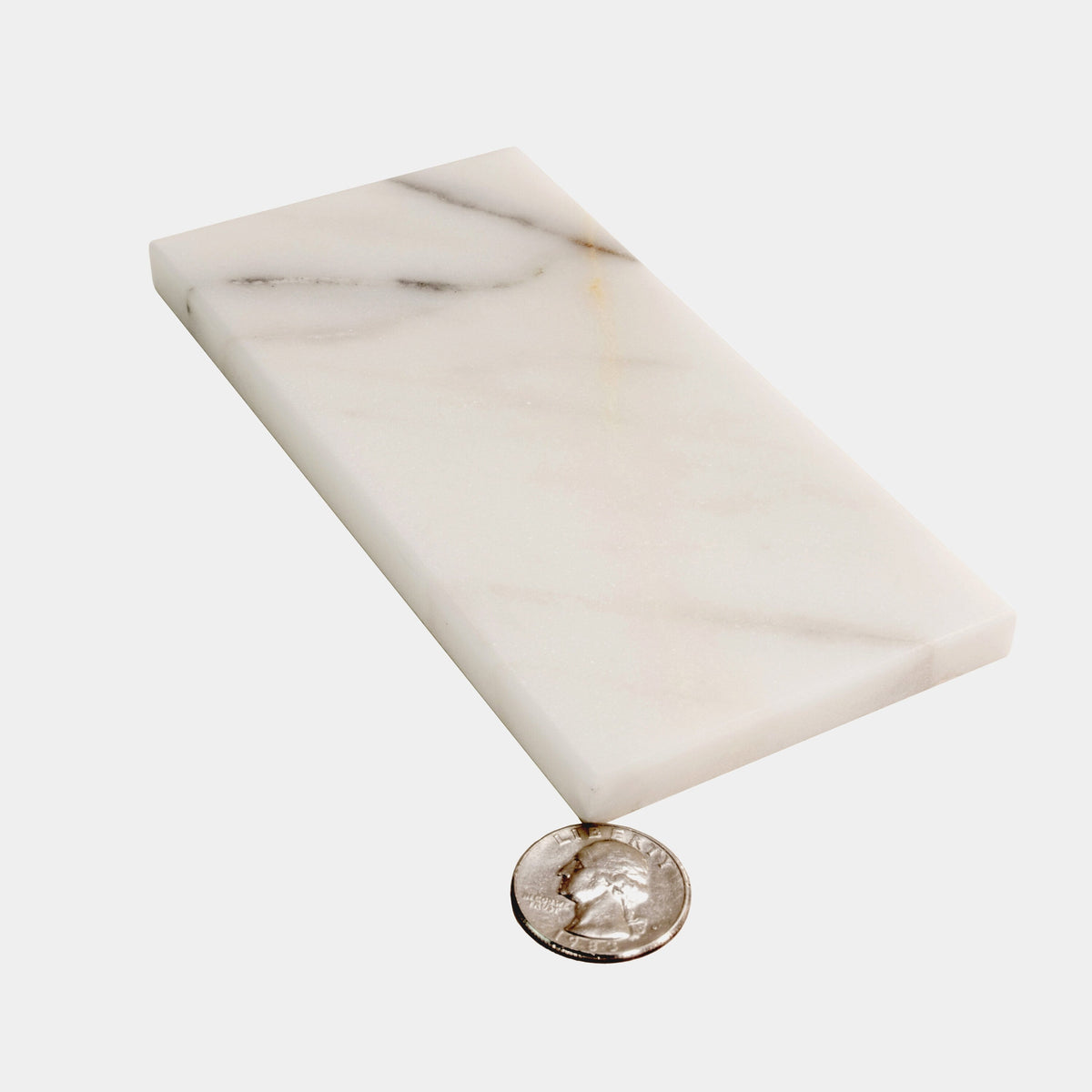 Apollo Tile (Sample) Floor and Wall Tile White 3-in x 6-in Honed Marble Subway Floor and Wall Tile