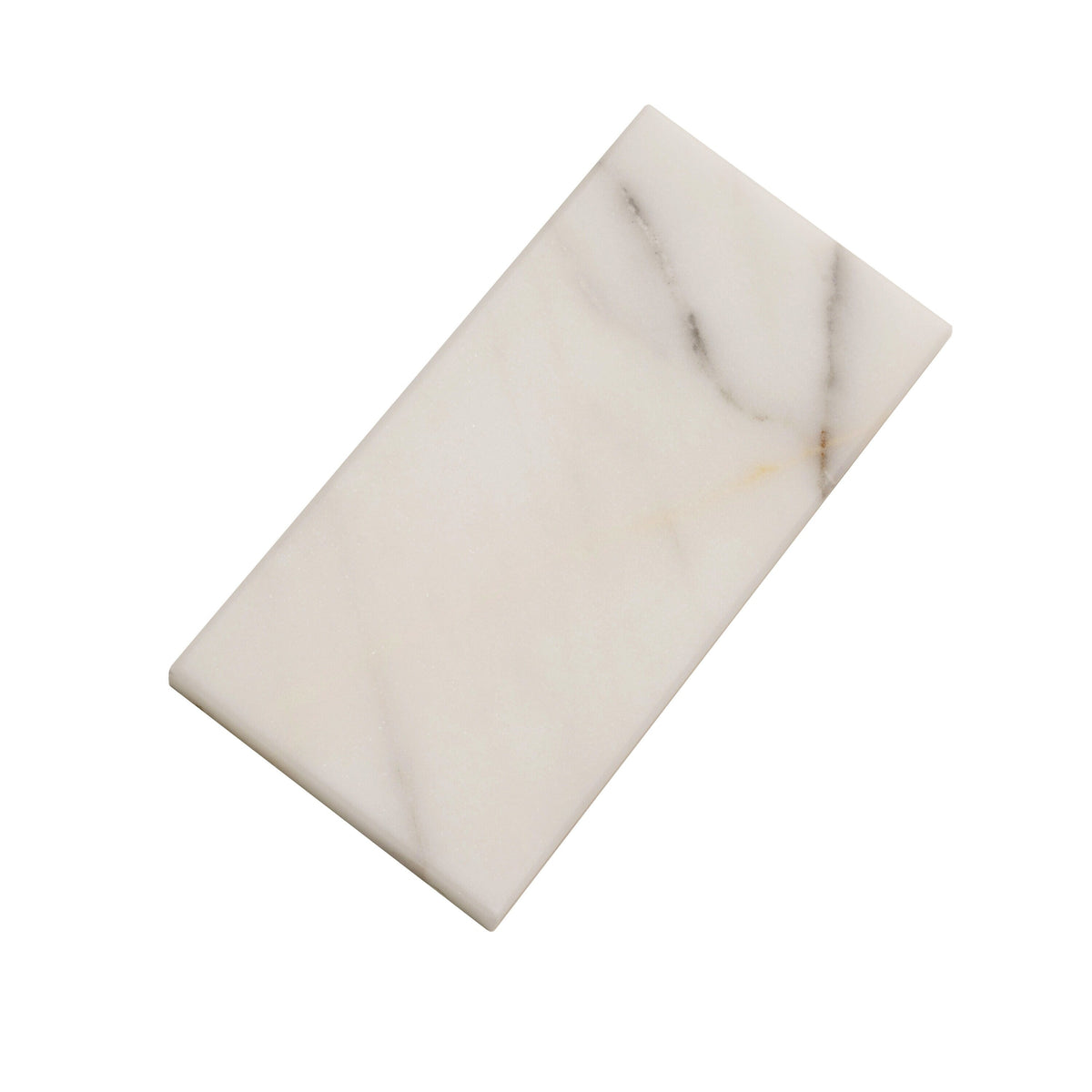 Apollo Tile Grandis White 3-in x 6-in Honed Natural Stone Marble Subway Floor and Wall Tile (5-sq. ft/ Carton)