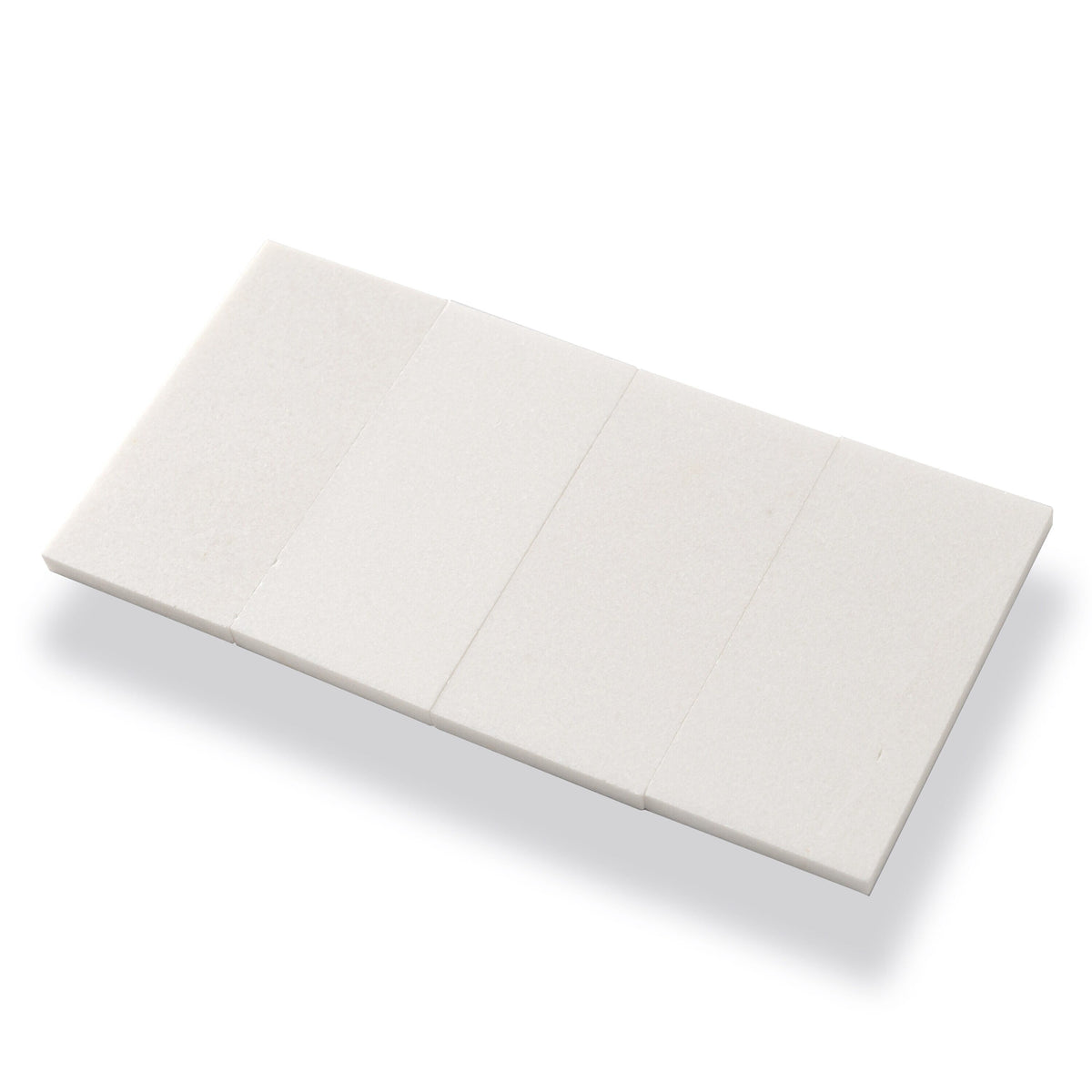 Apollo Tile (Sample) Wall White 3-in x 6-in Honed Marble Subway Wall Tile