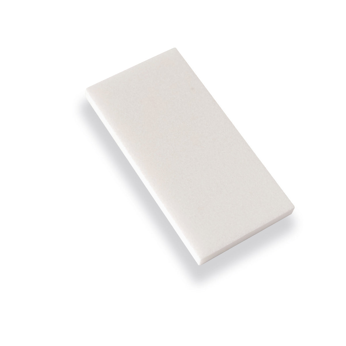 Apollo Tile (Sample) Wall White 3-in x 6-in Honed Marble Subway Wall Tile