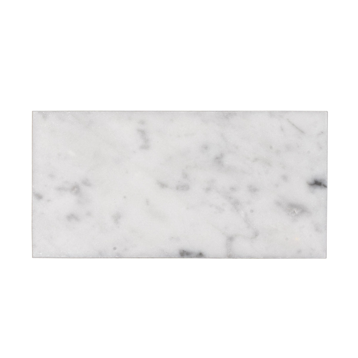 Apollo Tile (Sample) Wall White 3-in x 6-in Polished Marble Subway Wall Tile
