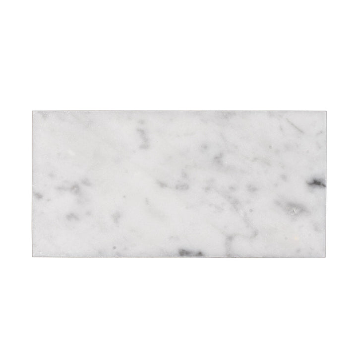 Apollo Tile (Sample) Wall White 3-in x 6-in Polished Marble Subway Wall Tile