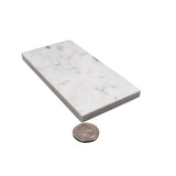 Apollo Tile (Sample) Wall White 3-in x 6-in Polished Marble Subway Wall Tile