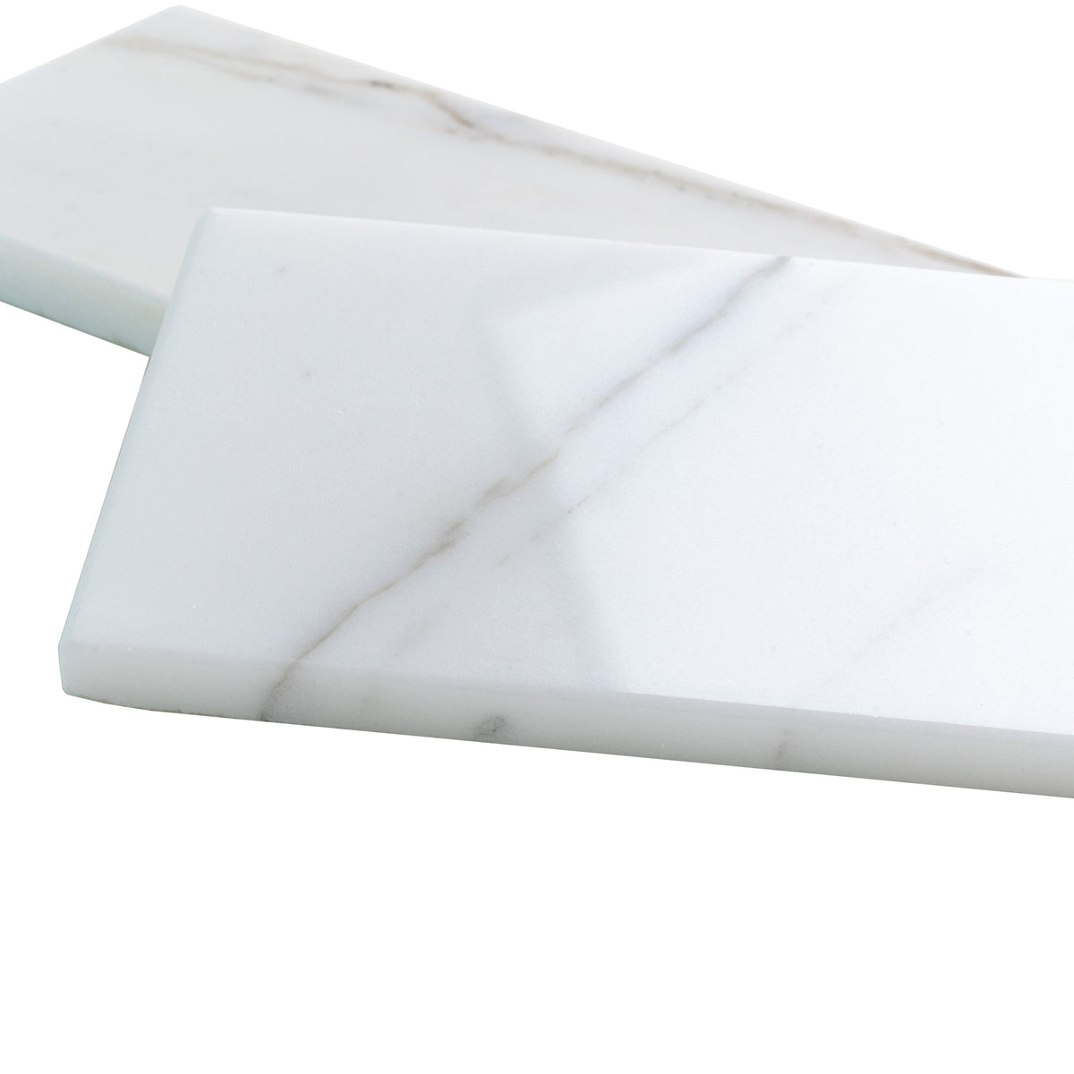 Apollo Tile (Sample) Floor and Wall Tile White 3-in x 6-in Polished Marble Subway Floor and Wall Tile