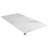 Apollo Tile (Sample) Floor and Wall Tile White and Beige 4-in x 4-in Polished Marble Subway Floor and Wall Tile