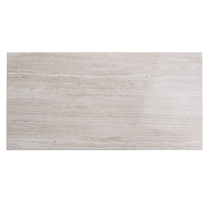 Apollo Tile (Sample) Floor and Wall Tile Wooden Gray 4-in x 4-in Polished Marble Subway Floor and Wall Tile