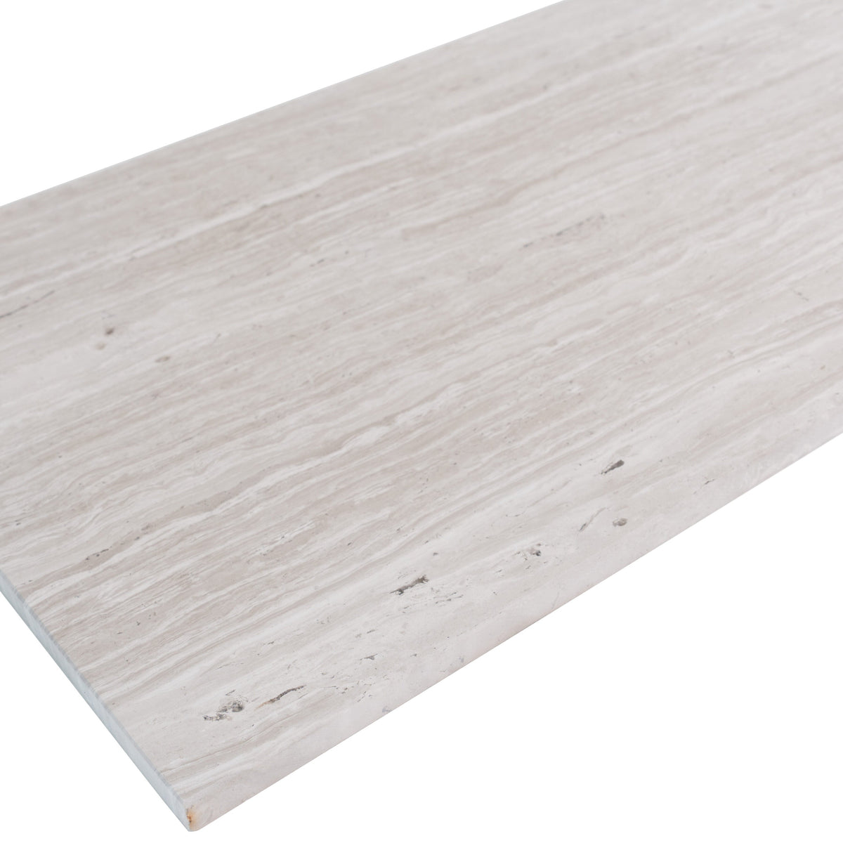 Apollo Tile (Sample) Floor and Wall Tile Wooden Gray 4-in x 4-in Polished Marble Subway Floor and Wall Tile