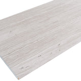 Apollo Tile (Sample) Floor and Wall Tile Wooden Gray 4-in x 4-in Polished Marble Subway Floor and Wall Tile
