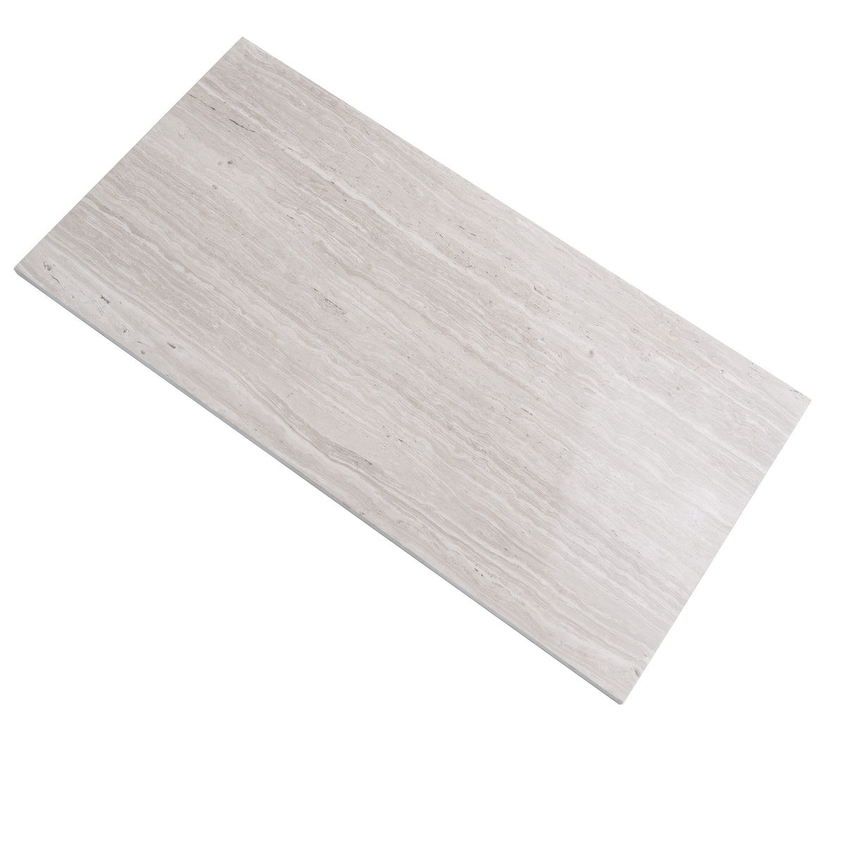 Apollo Tile Grandis Wooden Gray 12-in x 24-in Polished Natural Stone Marble Subway Floor and Wall Tile (10-sq. ft/ Carton)