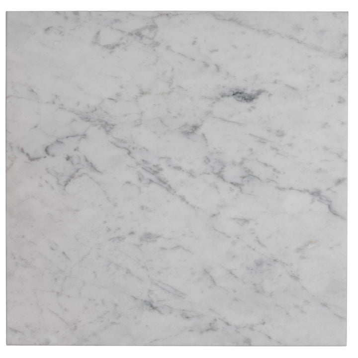 Apollo Tile (Sample) Wall White 4-in x 4-in Polished Marble Look Wall Tile