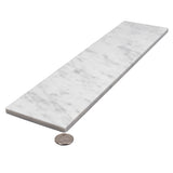 Apollo Tile (Sample) Wall Gray 4-in x 4-in Honed Marble Subway Wall Tile