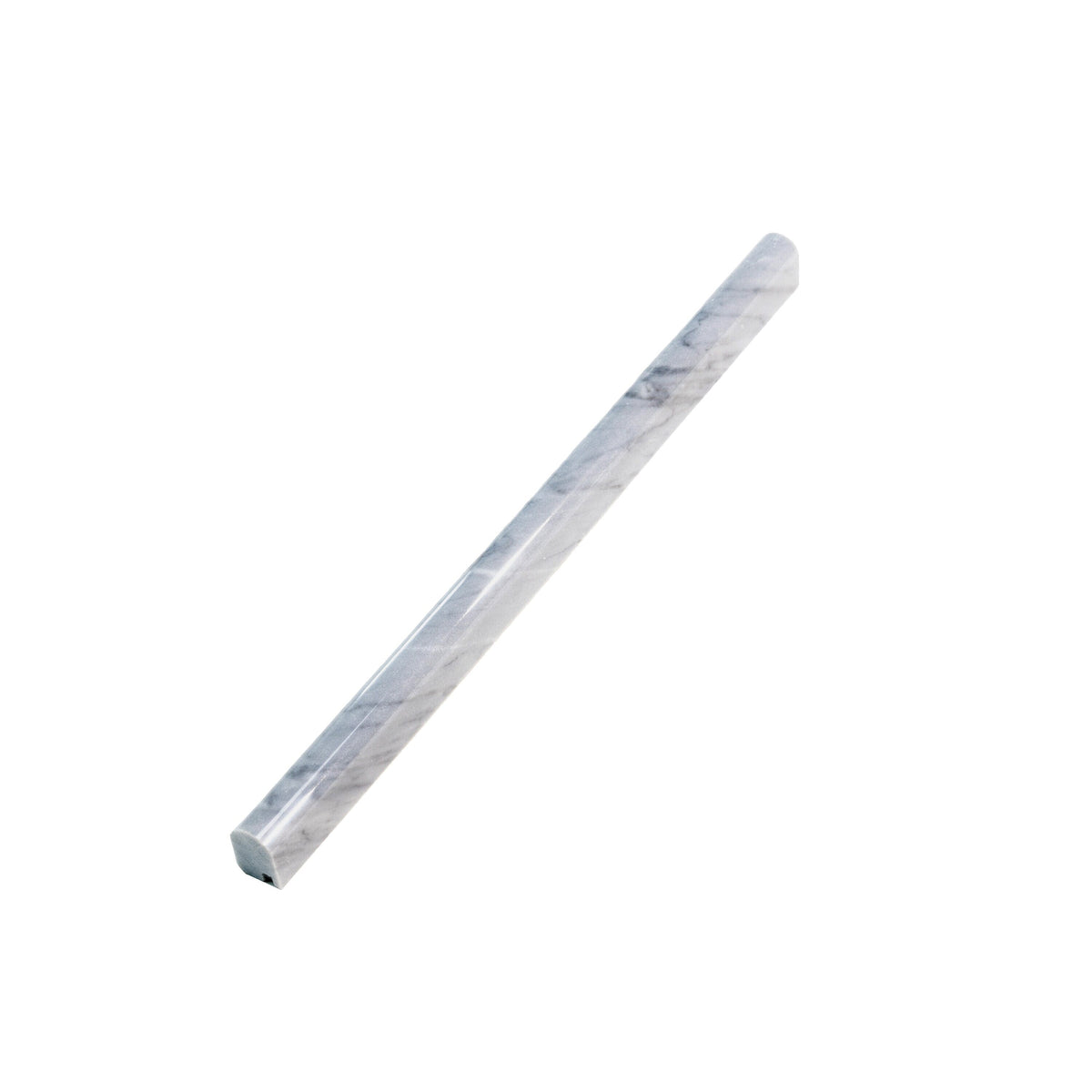 Apollo Tile 10-Pack Gray 1/2-in x 12-in Marble Pencil Tile (0.5-sq. ft/ Carton)