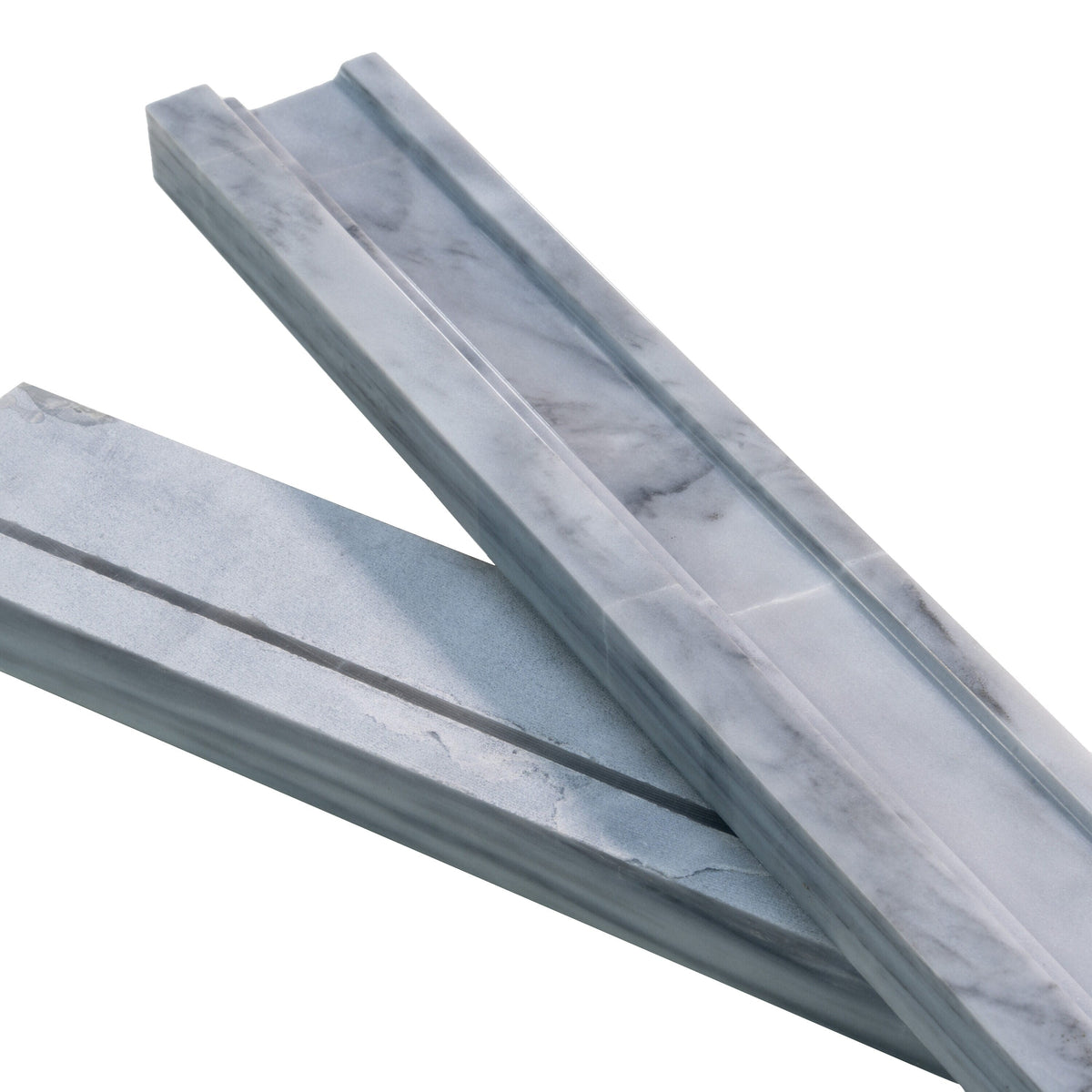 Apollo Tile 10-Pack Gray 2-in x 12-in Marble Chair Rail Tile (1.667-sq. ft/ Carton)