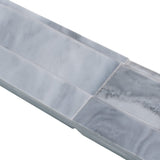 Apollo Tile 10-Pack Gray 4-in x 12-in Marble Baseboard Tile (3.33-sq. ft/ Carton)