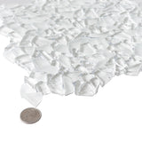 Apollo Tile (Sample) White 4-in x 4-in Glossy Glass Diamond Stone Look Floor and Wall Tile
