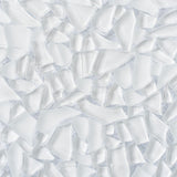 Apollo Tile (Sample) White 4-in x 4-in Glossy Glass Diamond Stone Look Floor and Wall Tile