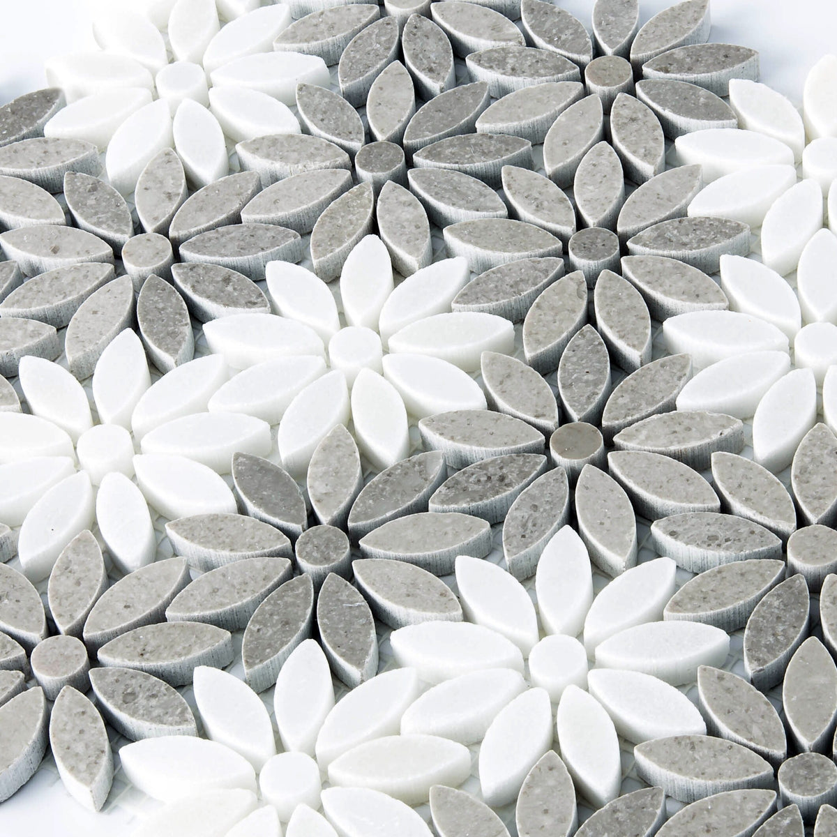 Apollo Tile (Sample) Gray 4-in x 4-in Polished Glass/Metal/Stone Marble Floor and Wall Tile