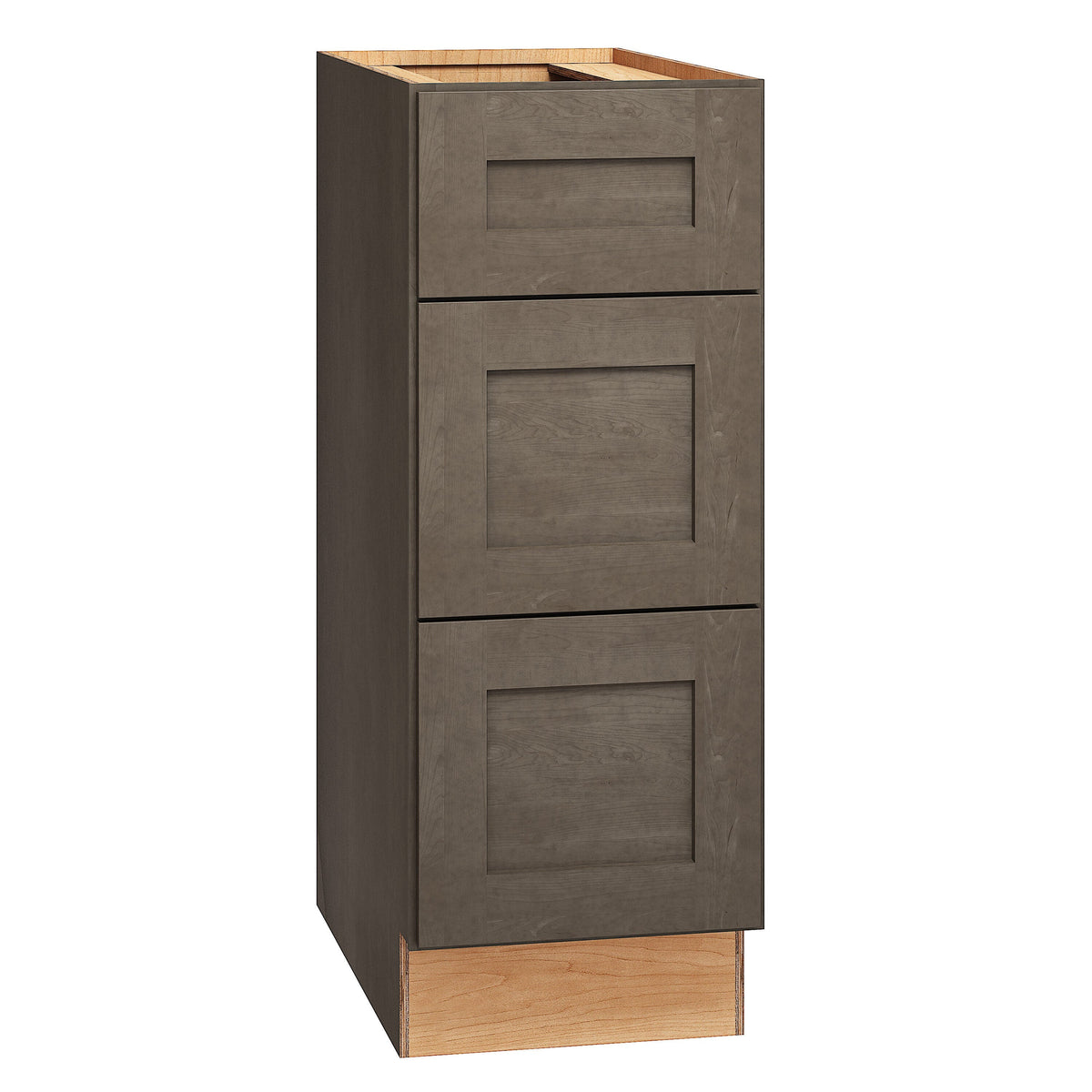 Diamond Express Jamestown 12-in W x 32.5-in H x 21-in D Colt Brown 3-Drawer Wood Wall-mount Cabinet Banks