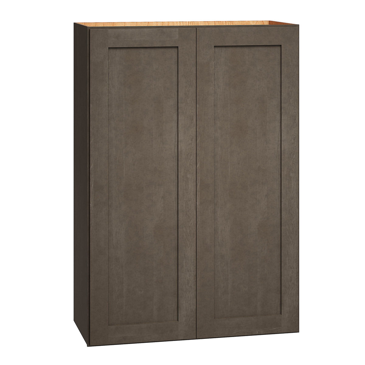 Diamond Express Jamestown 27-in W x 39-in H x 12-in D Colt Brown Wall Fully Assembled Plywood Cabinet (Recessed Panel Shaker Door Style)