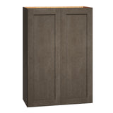 Diamond Express Jamestown 27-in W x 39-in H x 12-in D Colt Brown Wall Fully Assembled Plywood Cabinet (Recessed Panel Shaker Door Style)