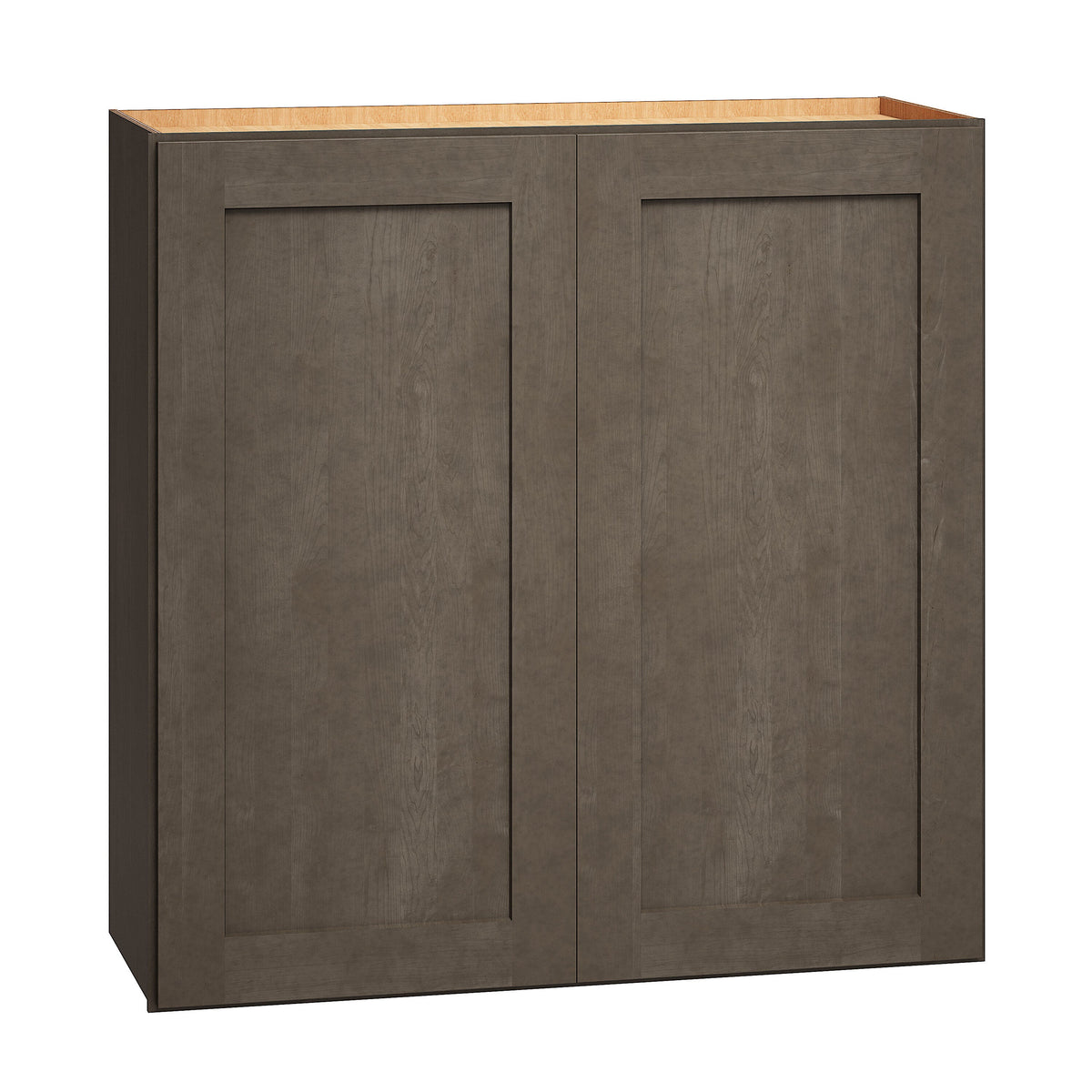 Diamond Express Jamestown 30-in W x 30-in H x 12-in D Colt Brown Wall Fully Assembled Plywood Cabinet (Recessed Panel Shaker Door Style)
