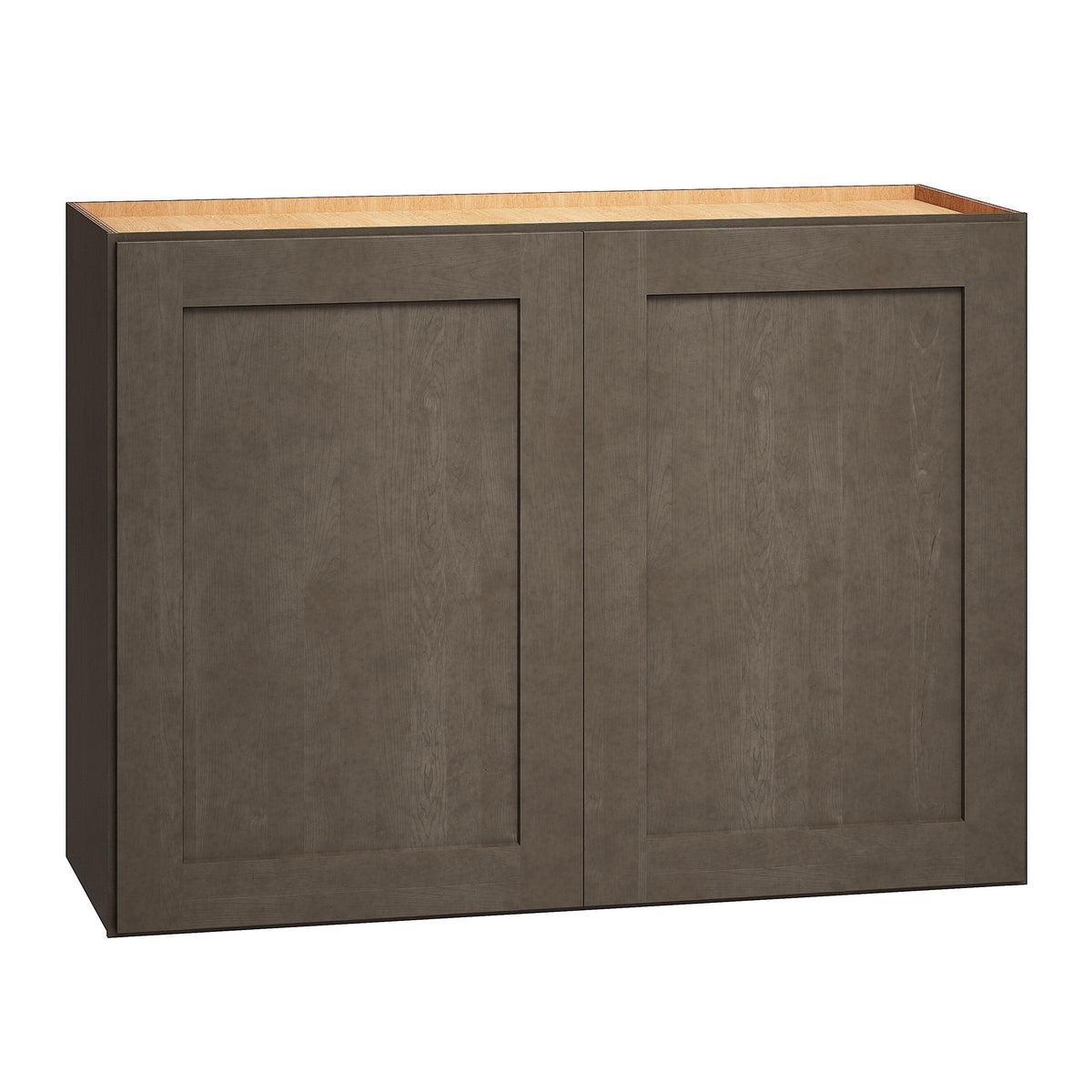 Diamond Express Jamestown 33-in W x 24-in H x 12-in D Colt Brown Wall Fully Assembled Plywood Cabinet (Recessed Panel Shaker Door Style)