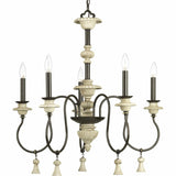 Progress Lighting Bergamo 5-Light Bronze Rustic Chandelier