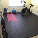 Greatmats 12-in W x 12-in L x 0.56-in T Interlocking Flexible PVC Gym Floor Tile (-sq ft)