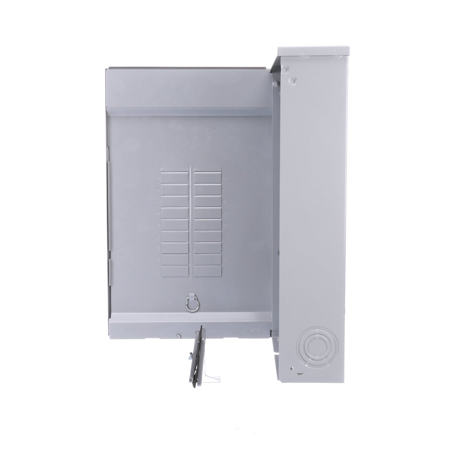 Siemens ES 150-Amp 18-space load center - angle view
