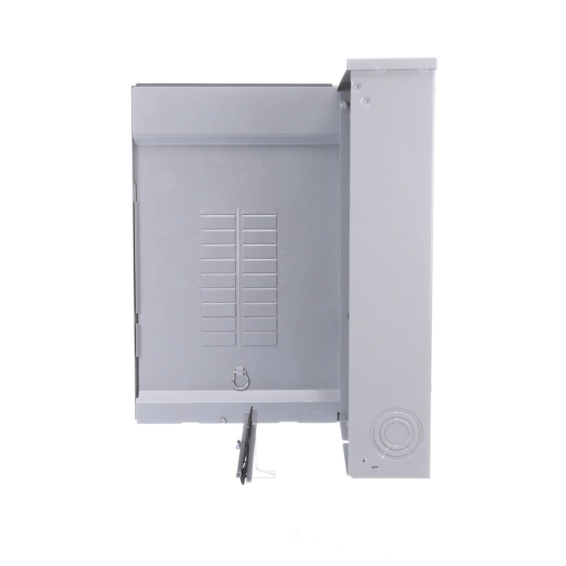 Siemens ES 150-Amp 18-space load center - angle view