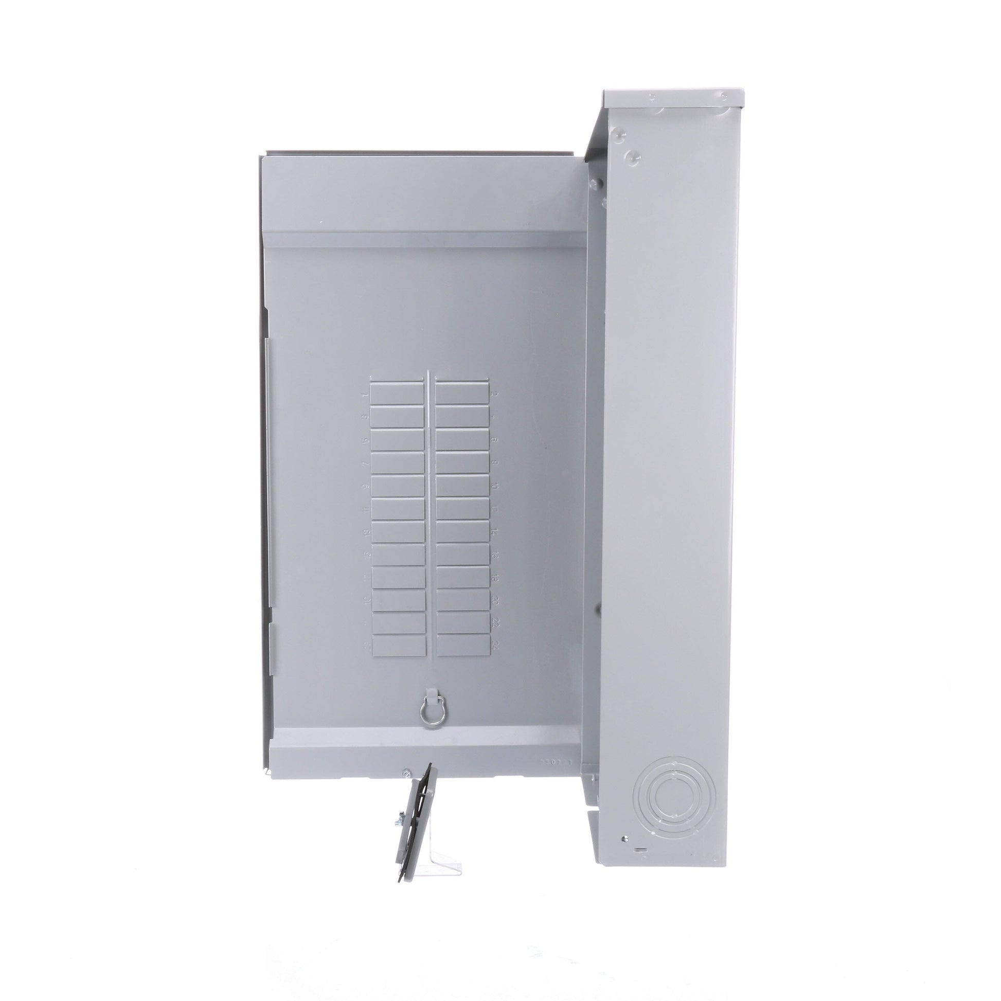 Siemens ES 150-Amp 24-space load center - angle view