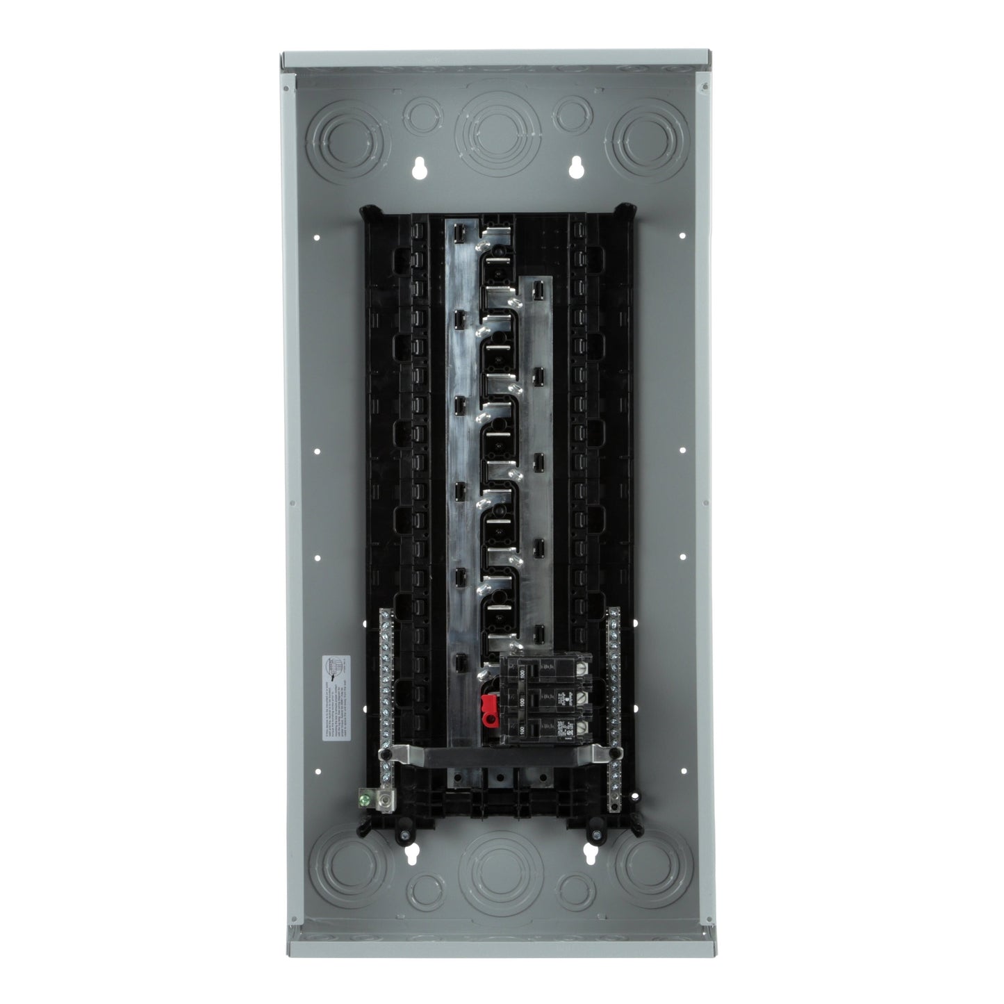 Siemens ES 100-Amp 30-space load center - front view