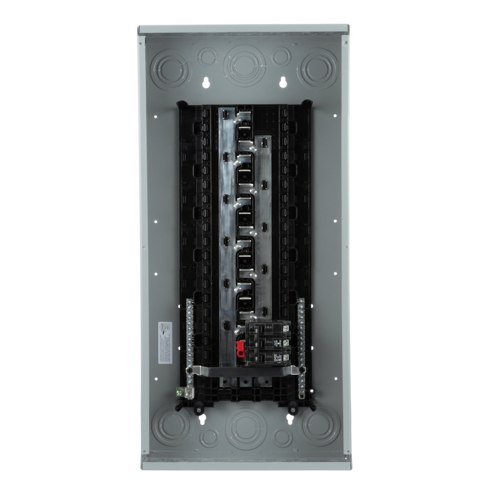 Siemens ES 100-Amp 30-space load center - front view