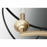 Progress Lighting Landree 3-Light Matte Black Traditional Chandelier