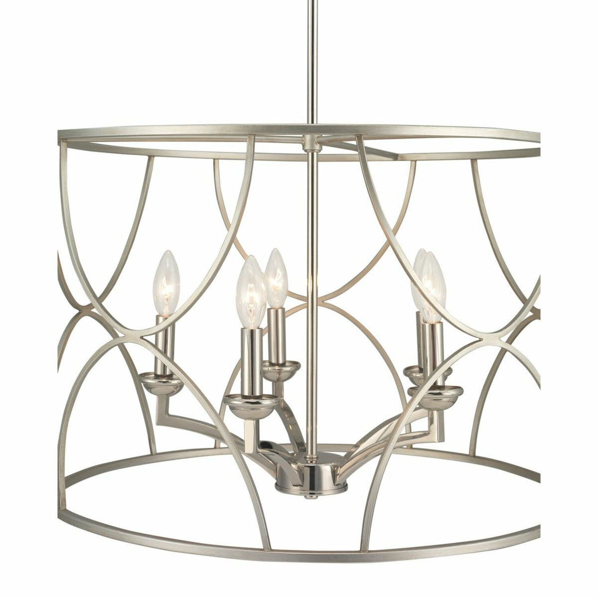 Progress Lighting Landree 5-Light Gray Traditional Chandelier