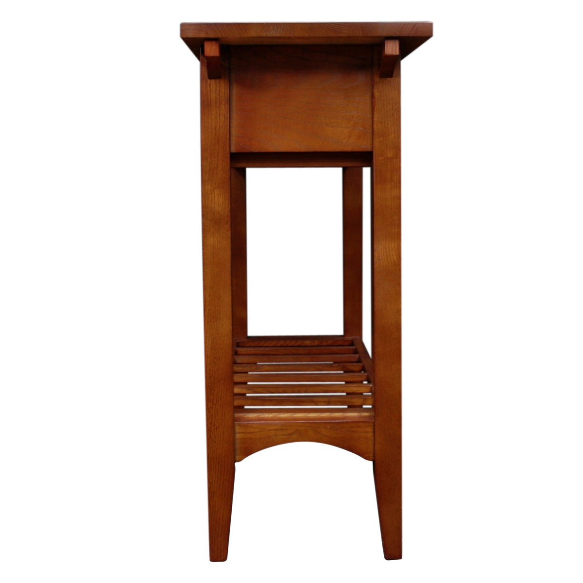 Leick Home 5-Bottle Russet Wood Wine Cabinet