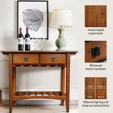 Leick Home 5-Bottle Russet Wood Wine Cabinet