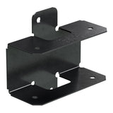 Simpson Strong-Tie 2.875-in x 3-in Rigid Tie Zmax Galvanized with Black Powder Coat Steel Rail Bracket