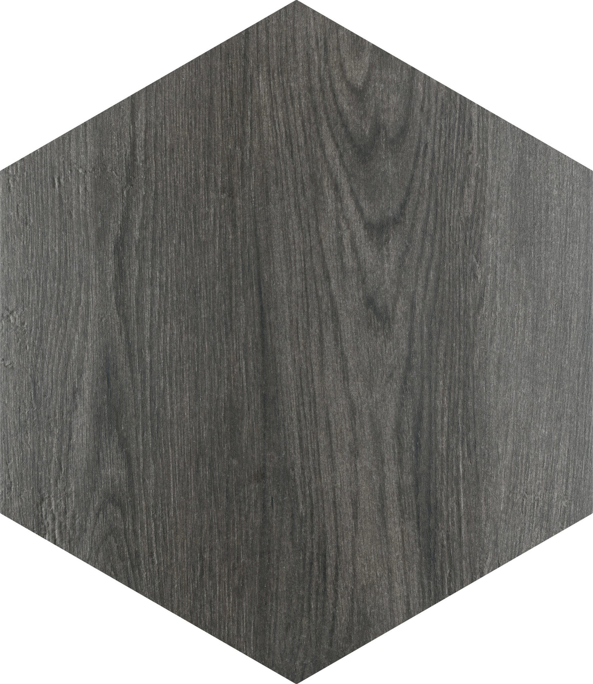 Affinity Tile Natura Hex Nero 14-in x 16-in Satin Porcelain Wood look Hexagon Floor and Wall Tile product image