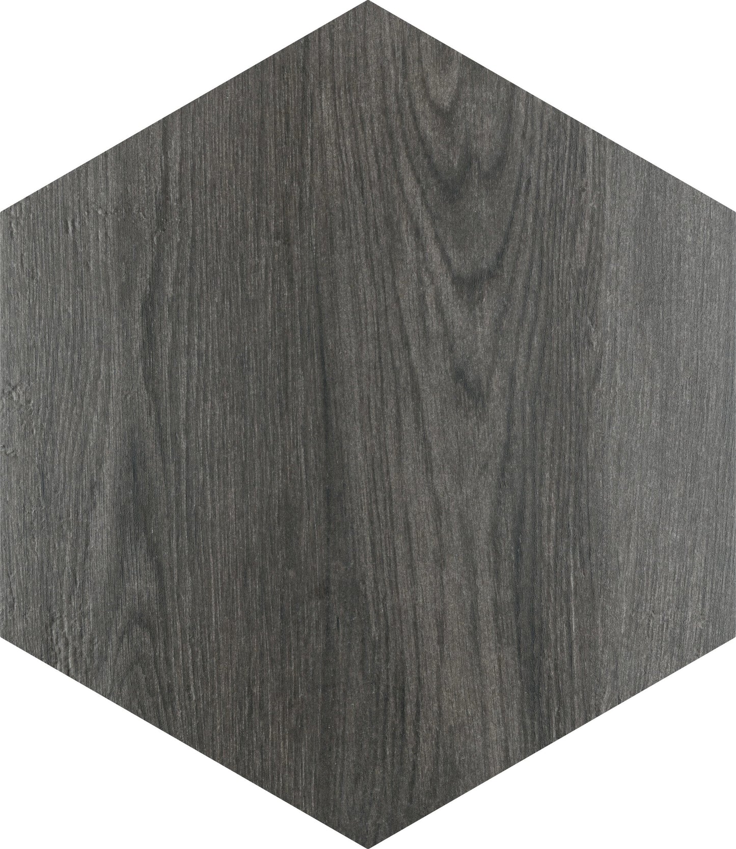 Affinity Tile Natura Hex Nero 14-in x 16-in Satin Porcelain Wood look Hexagon Floor and Wall Tile product image