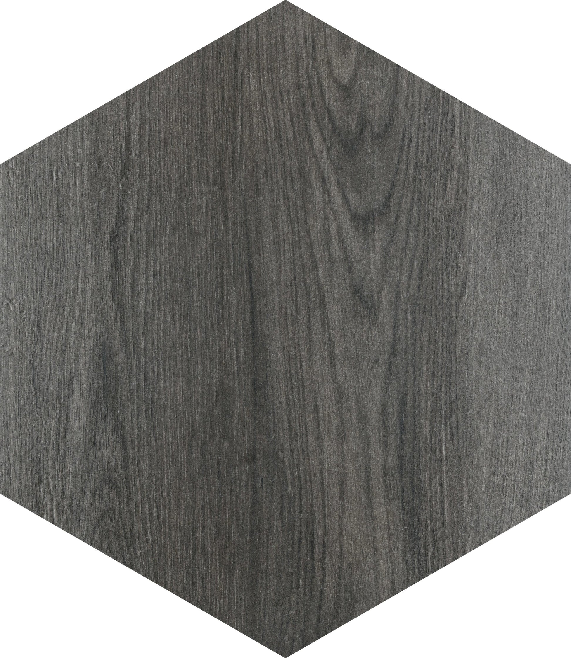 Affinity Tile Natura Hex Nero 14-in x 16-in Satin Porcelain Wood look Hexagon Floor and Wall Tile product image