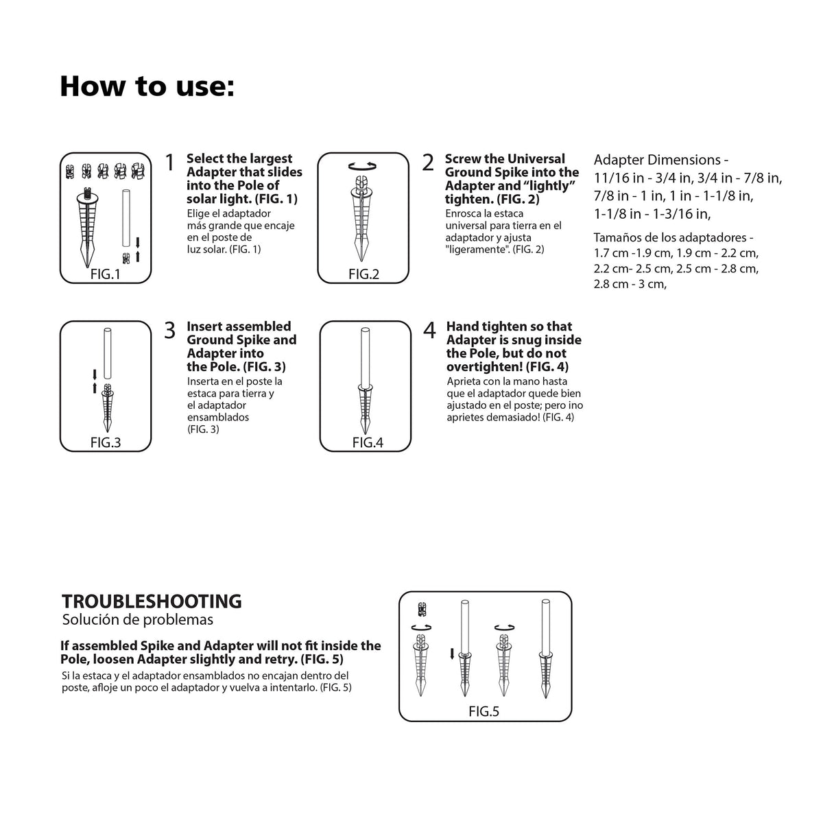 Portfolio 2-Count Landscape Lighting Stakes