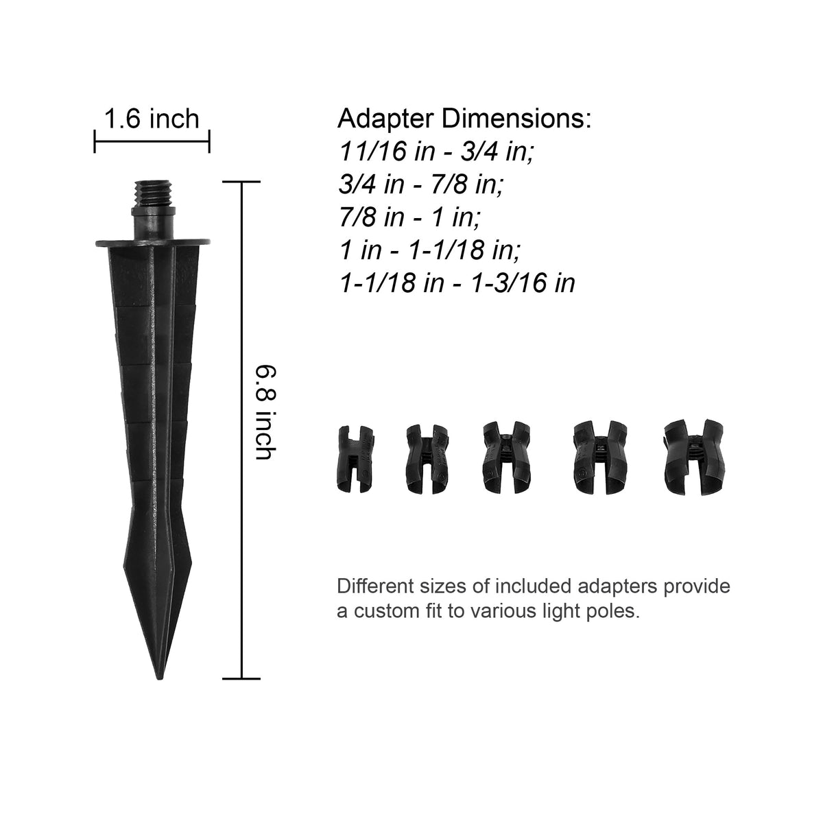 Portfolio 2-Count Landscape Lighting Stakes