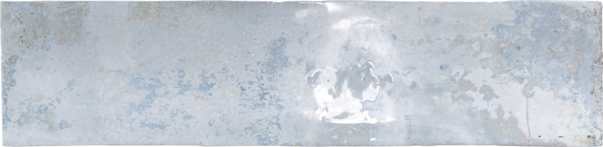 Affinity Tile Biarritz Blue 3-in x 12-in Multi-finish Ceramic Brick look Wall Tile product image