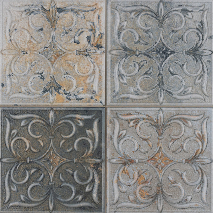 Affinity Tile Antigua Lis Mix 13-in x 13-in Multi-finish Porcelain Wall Tile product image